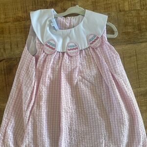 Little English Pink Easter Dress 4T
